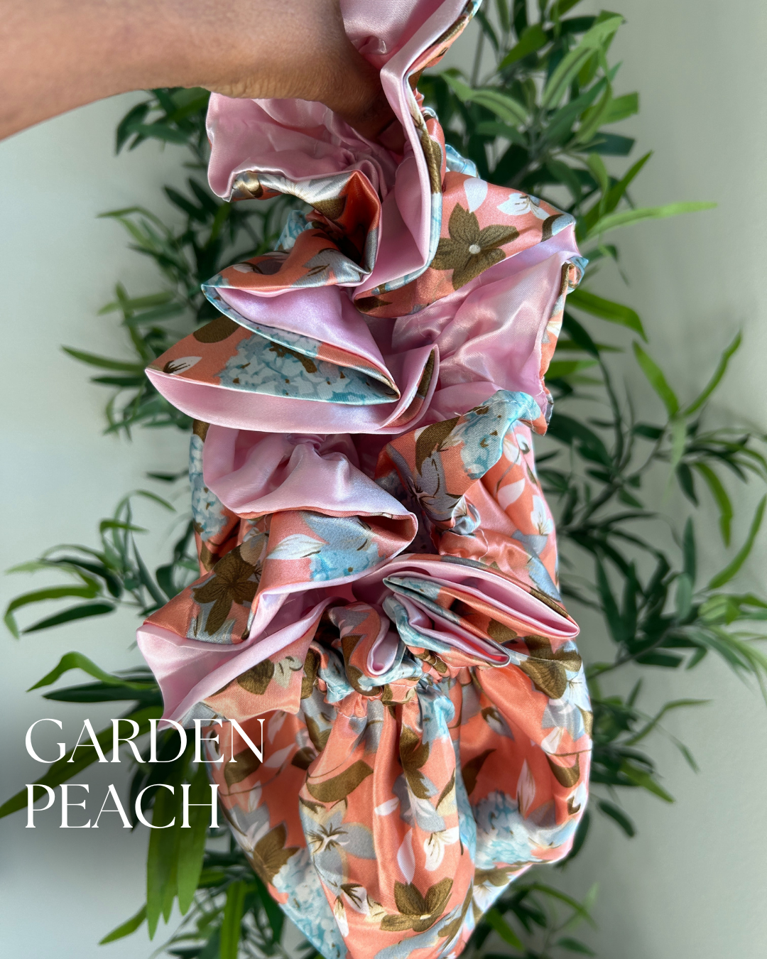 Satin Bonnet Garden Peach